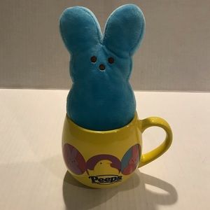 Peeps Coffee Mug And Blue Peeps Plush 5.5”